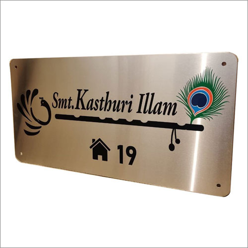 Etched Brass Plaque