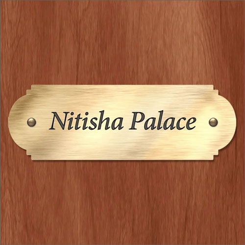 Industrial Brass Nameplate