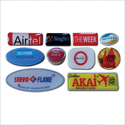 Brand Logo Dome Sticker