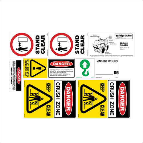 PPE and Chemical Hazard Safety Stickers